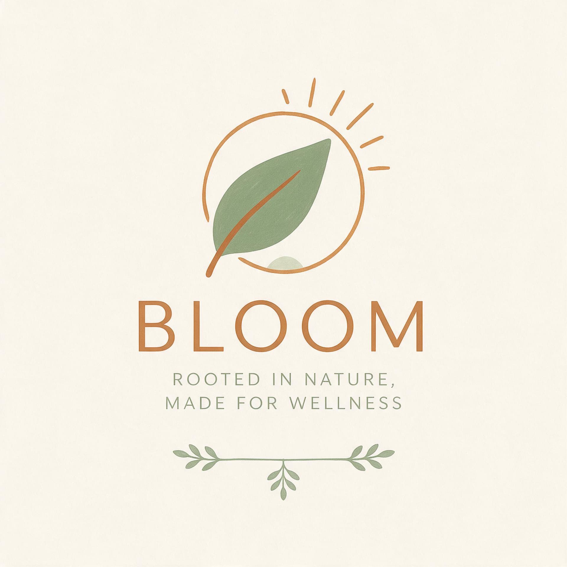 Bloom wellness and skincare brand logo